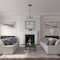Ekena Millwork Peralta Ceiling Medallion (Canopies up to 4 5/8"), 17 3/4"OD x 3 1/8"ID x 1"P, Witch Hazel Crackle CM17PEWHC - alternate 2